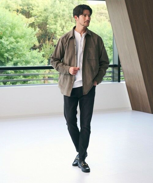 BEAUTY&YOUTH UNITED ARROWS / ビューティー&ユース ユナイテッドアローズ シャツ・ブラウス | 【WEB限定 WARDROBE SMART】スエードライク シャツ | 詳細13