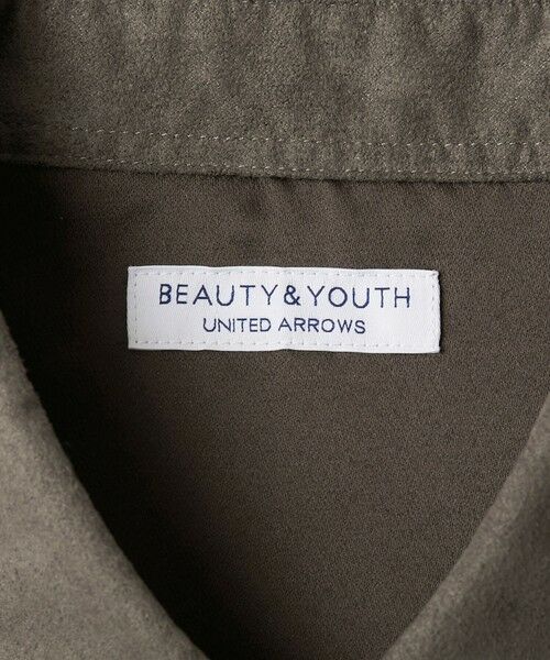 BEAUTY&YOUTH UNITED ARROWS / ビューティー&ユース ユナイテッドアローズ シャツ・ブラウス | 【WEB限定 WARDROBE SMART】スエードライク シャツ | 詳細23