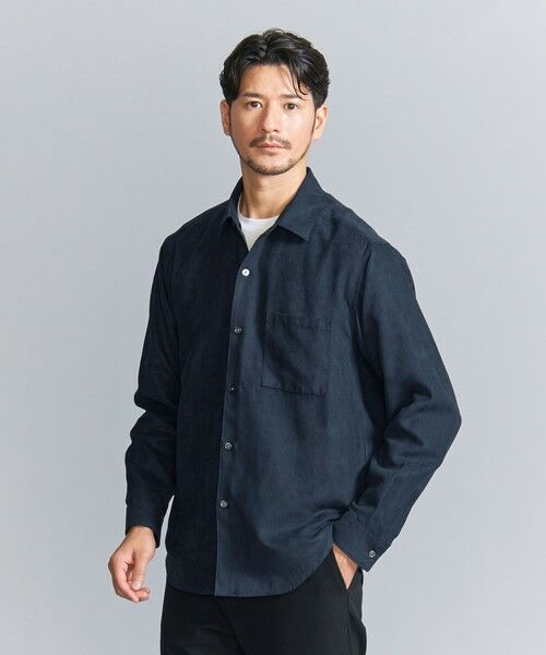 BEAUTY&YOUTH UNITED ARROWS / ビューティー&ユース ユナイテッドアローズ シャツ・ブラウス | 【WEB限定 WARDROBE SMART】スエードライク シャツ | 詳細28