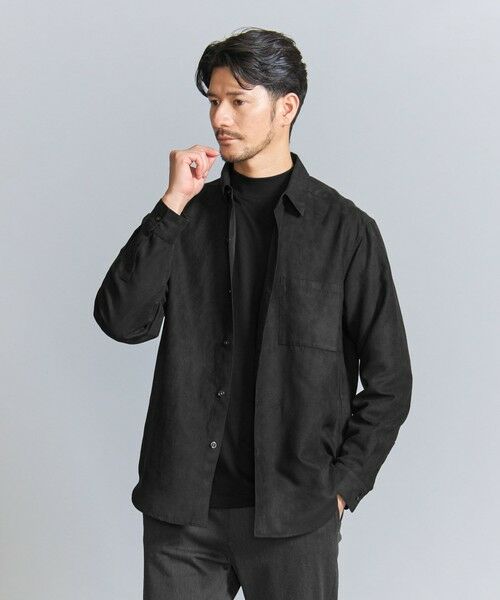 BEAUTY&YOUTH UNITED ARROWS / ビューティー&ユース ユナイテッドアローズ シャツ・ブラウス | 【WEB限定 WARDROBE SMART】スエードライク シャツ | 詳細25