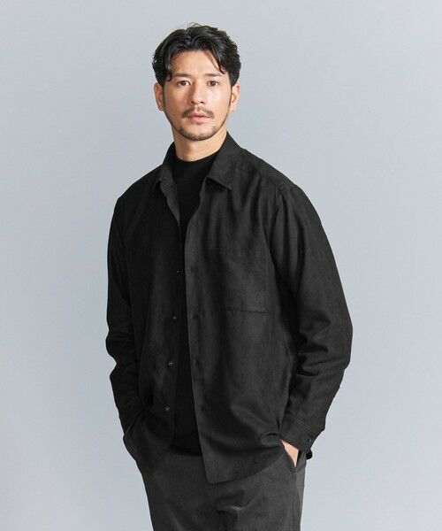 BEAUTY&YOUTH UNITED ARROWS / ビューティー&ユース ユナイテッドアローズ シャツ・ブラウス | 【WEB限定 WARDROBE SMART】フェイクスエード シャツ | 詳細26