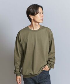 ファイン グロッシー コットン スウェットTシャツ