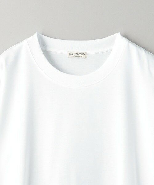 BEAUTY&YOUTH UNITED ARROWS / ビューティー&ユース ユナイテッドアローズ カットソー | ファイン グロッシー コットン スウェットTシャツ | 詳細4