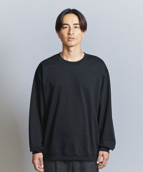 BEAUTY&YOUTH UNITED ARROWS / ビューティー&ユース ユナイテッドアローズ カットソー | ファイン グロッシー コットン スウェットTシャツ | 詳細20