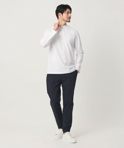 BEAUTY&YOUTH UNITED ARROWS / ビューティー&ユース ユナイテッドアローズ カットソー | 【WEB限定 WARDROBE SMART】クリア ガスコットン モックネック カットソー【抗菌・防臭】 | 詳細2