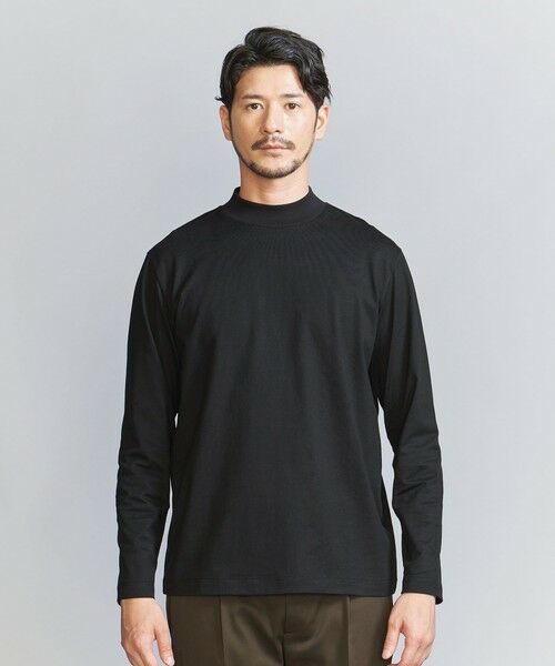 BEAUTY&YOUTH UNITED ARROWS / ビューティー&ユース ユナイテッドアローズ カットソー | 【WEB限定 WARDROBE SMART】クリア ガスコットン モックネック カットソー【抗菌・防臭】 | 詳細14