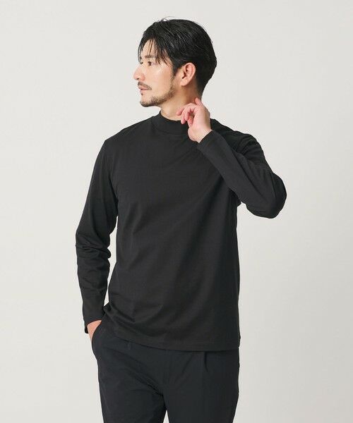 BEAUTY&YOUTH UNITED ARROWS / ビューティー&ユース ユナイテッドアローズ カットソー | 【WEB限定 WARDROBE SMART】クリア ガスコットン モックネック カットソー【抗菌・防臭】 | 詳細8