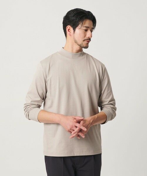 BEAUTY&YOUTH UNITED ARROWS / ビューティー&ユース ユナイテッドアローズ カットソー | 【WEB限定 WARDROBE SMART】クリア ガスコットン モックネック カットソー【抗菌・防臭】 | 詳細27