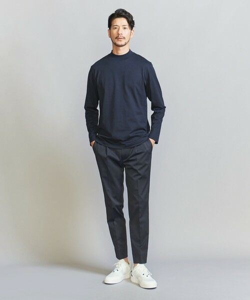 BEAUTY&YOUTH UNITED ARROWS / ビューティー&ユース ユナイテッドアローズ カットソー | 【WEB限定 WARDROBE SMART】クリア ガスコットン モックネック カットソー【抗菌・防臭】 | 詳細23