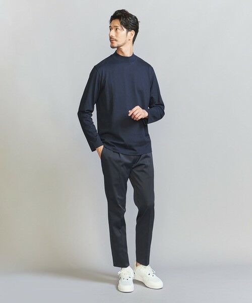 BEAUTY&YOUTH UNITED ARROWS / ビューティー&ユース ユナイテッドアローズ カットソー | 【WEB限定 WARDROBE SMART】クリア ガスコットン モックネック カットソー【抗菌・防臭】 | 詳細24