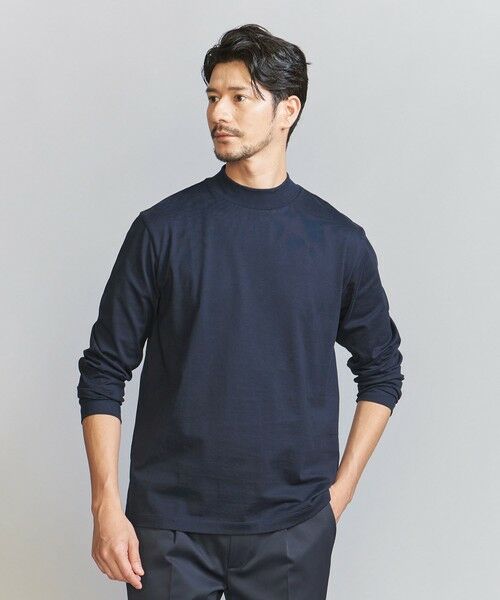 BEAUTY&YOUTH UNITED ARROWS / ビューティー&ユース ユナイテッドアローズ カットソー | 【WEB限定 WARDROBE SMART】クリア ガスコットン モックネック カットソー【抗菌・防臭】 | 詳細26