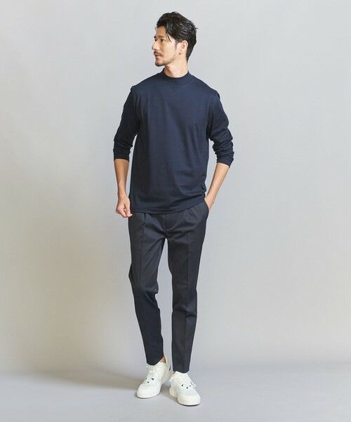 BEAUTY&YOUTH UNITED ARROWS / ビューティー&ユース ユナイテッドアローズ カットソー | 【WEB限定 WARDROBE SMART】クリア ガスコットン モックネック カットソー【抗菌・防臭】 | 詳細27