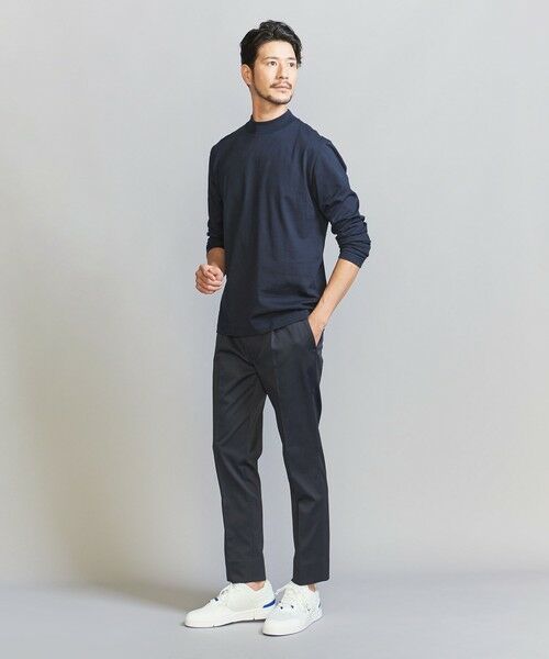 BEAUTY&YOUTH UNITED ARROWS / ビューティー&ユース ユナイテッドアローズ カットソー | 【WEB限定 WARDROBE SMART】クリア ガスコットン モックネック カットソー【抗菌・防臭】 | 詳細28