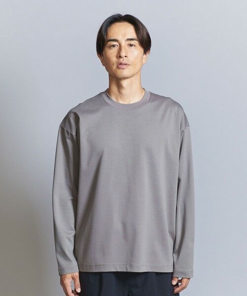 BEAUTY&YOUTH UNITED ARROWS / ビューティー&ユース ユナイテッドアローズ カットソー | PLUTINUM  ポンチ クルーネック カットソー | 詳細15