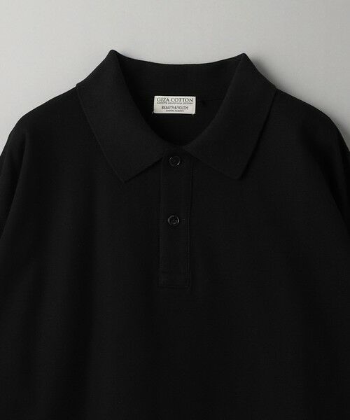 BEAUTY&YOUTH UNITED ARROWS / ビューティー&ユース ユナイテッドアローズ カットソー | ギザコットン SUPERB ポロ ロングスリーブ カットソー | 詳細4