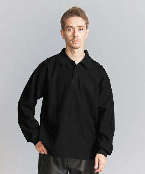 BEAUTY&YOUTH UNITED ARROWS / ビューティー&ユース ユナイテッドアローズ カットソー | ギザコットン SUPERB ポロ ロングスリーブ カットソー | 詳細1