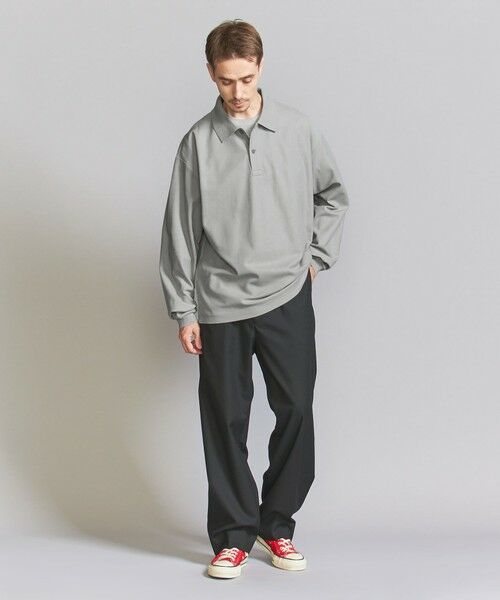 BEAUTY&YOUTH UNITED ARROWS / ビューティー&ユース ユナイテッドアローズ カットソー | ギザコットン SUPERB ポロ ロングスリーブ カットソー | 詳細7