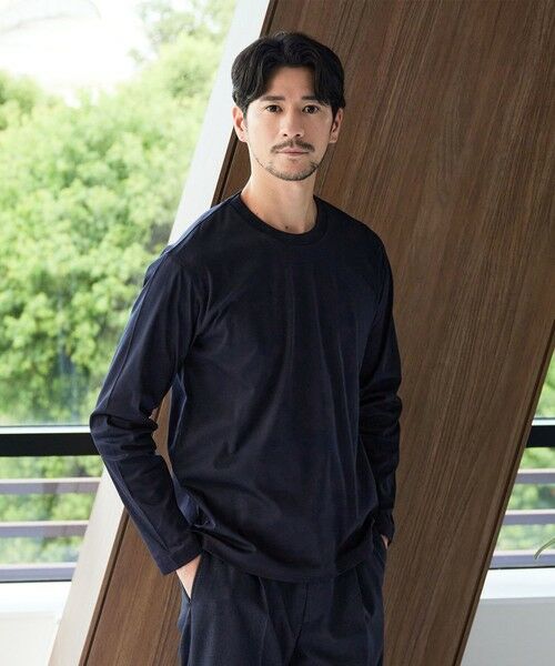 BEAUTY & YOUTH UNITED ARROWS/ビューティー&ユース ユナイテッドアローズ 【WEB限定 WARDROBE SMART】NORITAKE クルーネック スマートフィット カットソー NAVY S BEAUTY & YOUTH UNITED ARROWS/ビューティー&ユース ユナイテッドアローズ 【WEB限定 WARDROBE SMART】NORITAKE クルーネック スマートフィット カットソー NAVY S