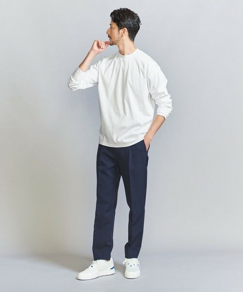 BEAUTY&YOUTH UNITED ARROWS / ビューティー&ユース ユナイテッドアローズ カットソー | 【WEB限定 WARDROBE SMART】NORITAKE クルーネック リラックス テーパード カットソー | 詳細6