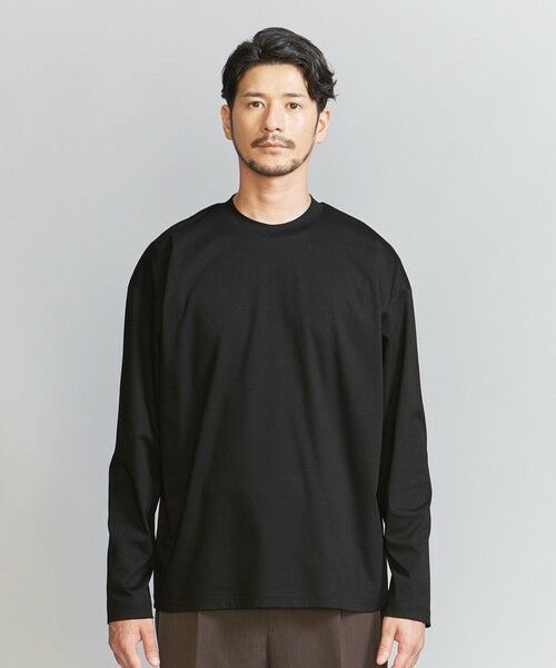 BEAUTY&YOUTH UNITED ARROWS / ビューティー&ユース ユナイテッドアローズ カットソー | 【WEB限定 WARDROBE SMART】NORITAKE クルーネック リラックス テーパード カットソー | 詳細12