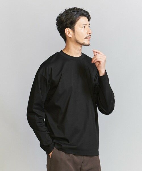 BEAUTY&YOUTH UNITED ARROWS / ビューティー&ユース ユナイテッドアローズ カットソー | 【WEB限定 WARDROBE SMART】NORITAKE クルーネック リラックス テーパード カットソー | 詳細8