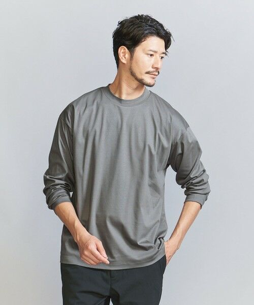 BEAUTY&YOUTH UNITED ARROWS / ビューティー&ユース ユナイテッドアローズ カットソー | 【WEB限定 WARDROBE SMART】NORITAKE クルーネック リラックス テーパード カットソー | 詳細21