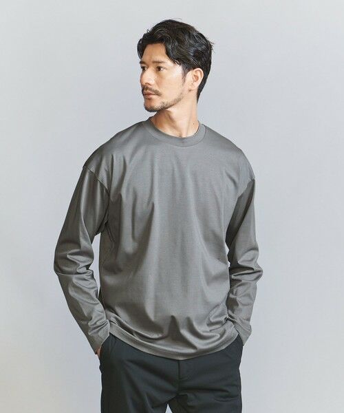 BEAUTY&YOUTH UNITED ARROWS / ビューティー&ユース ユナイテッドアローズ カットソー | 【WEB限定 WARDROBE SMART】NORITAKE クルーネック リラックス テーパード カットソー | 詳細19