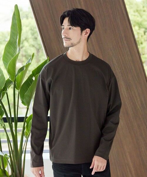 BEAUTY&YOUTH UNITED ARROWS / ビューティー&ユース ユナイテッドアローズ カットソー | 【WEB限定 WARDROBE SMART】NORITAKE クルーネック リラックス テーパード カットソー | 詳細22