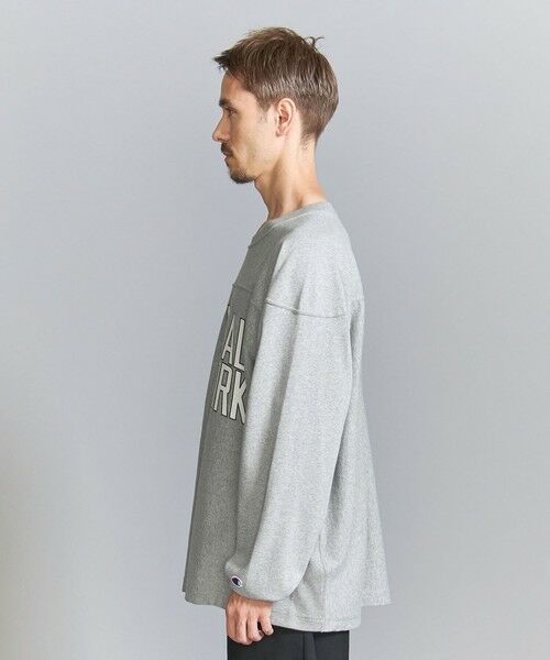 BEAUTY&YOUTH UNITED ARROWS / ビューティー&ユース ユナイテッドアローズ カットソー | 【別注】 ＜Champion＞ 9.4oz フットボール Tシャツ | 詳細10