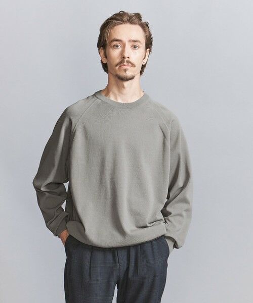 BEAUTY&YOUTH UNITED ARROWS / ビューティー&ユース ユナイテッドアローズ ニット・セーター | デオドラント プレーティング ラグラン クルーネック ニット   -抗菌・防臭 ウォッシャブル- | 詳細7