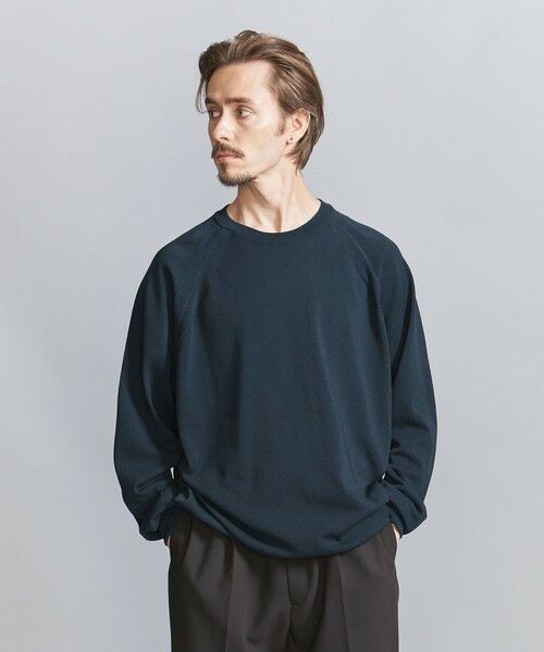 BEAUTY&YOUTH UNITED ARROWS / ビューティー&ユース ユナイテッドアローズ ニット・セーター | デオドラント プレーティング ラグラン クルーネック ニット   -抗菌・防臭 ウォッシャブル- | 詳細21