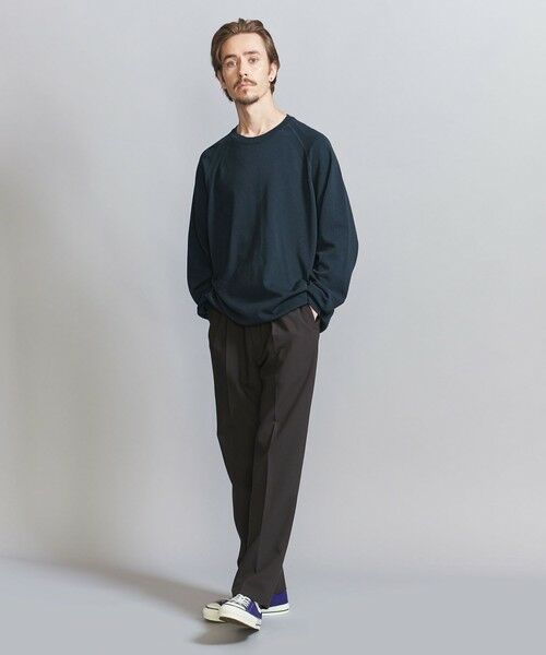 BEAUTY&YOUTH UNITED ARROWS / ビューティー&ユース ユナイテッドアローズ ニット・セーター | デオドラント プレーティング ラグラン クルーネック ニット   -抗菌・防臭 ウォッシャブル- | 詳細22