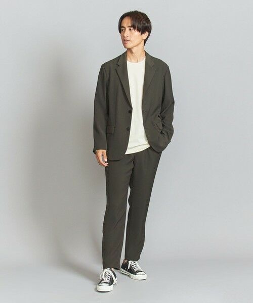 BEAUTY&YOUTH UNITED ARROWS / ビューティー&ユース ユナイテッドアローズ その他パンツ | PAZY PE 1プリーツ テーパード パンツ -セットアップ対応‐ | 詳細3