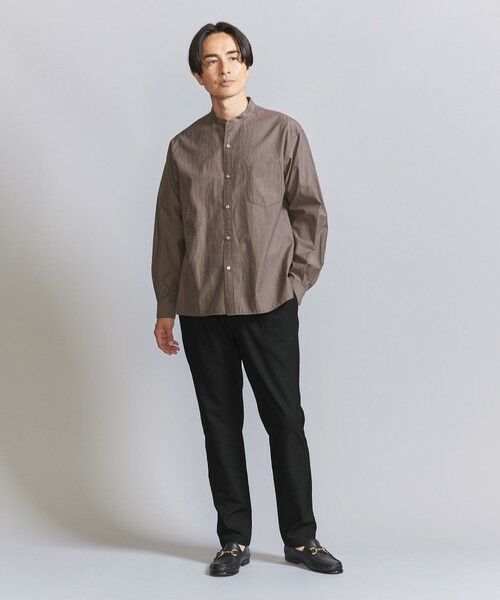 BEAUTY&YOUTH UNITED ARROWS / ビューティー&ユース ユナイテッドアローズ その他パンツ | TR ピンヘッド  1プリーツ イージー パンツ ‐タテ・ヨコストレッチ‐ | 詳細4