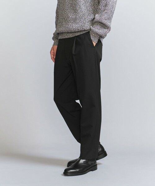 BEAUTY&YOUTH UNITED ARROWS / ビューティー&ユース ユナイテッドアローズ その他パンツ | シャドウ TR 1プリーツ テーパード パンツ ‐ストレッチ‐ | 詳細1