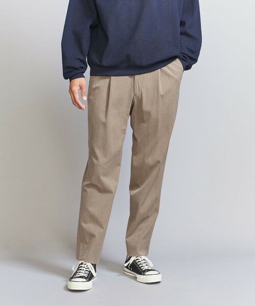 BEAUTY&YOUTH UNITED ARROWS / ビューティー&ユース ユナイテッドアローズ その他パンツ | シャドウ TR 1プリーツ テーパード パンツ ‐ストレッチ‐ | 詳細19