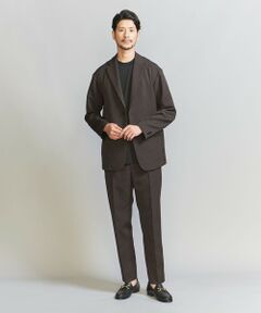 【WEB限定 WARDROBE SMART】ダブルクロスウェザー リラックス セットアップ/ジャケット＆イージーパンツ