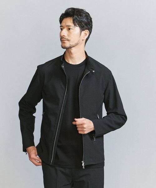 BEAUTY&YOUTH UNITED ARROWS / ビューティー&ユース ユナイテッドアローズ ブルゾン | 【WEB限定 WARDROBE SMART】ソロテックス シングル ライダースジャケット | 詳細2