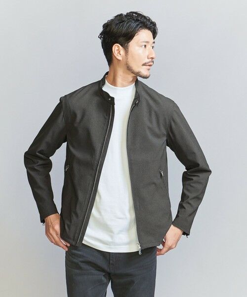 BEAUTY&YOUTH UNITED ARROWS / ビューティー&ユース ユナイテッドアローズ ブルゾン | 【WEB限定 WARDROBE SMART】ソロテックス シングル ライダースジャケット | 詳細18