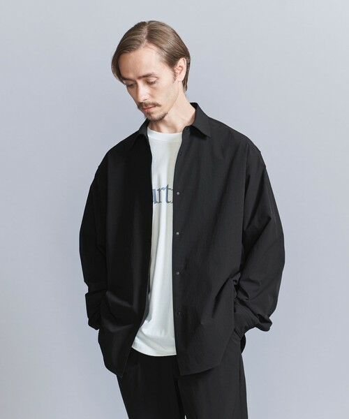 BEAUTY&YOUTH UNITED ARROWS / ビューティー&ユース ユナイテッドアローズ その他アウター | 360°MASTER リラックス スナップ シャツ - セットアップ対応 ストレッチ ウォッシャブル マルチ機能 - | 詳細1