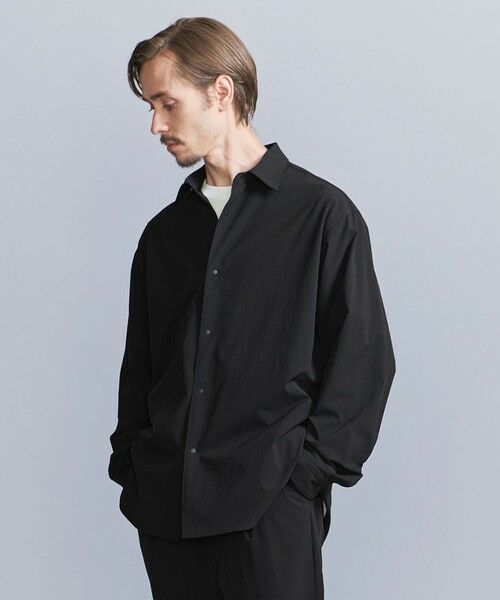 BEAUTY&YOUTH UNITED ARROWS / ビューティー&ユース ユナイテッドアローズ その他アウター | 360°MASTER リラックス スナップ シャツ - セットアップ対応 ストレッチ ウォッシャブル マルチ機能 - | 詳細4