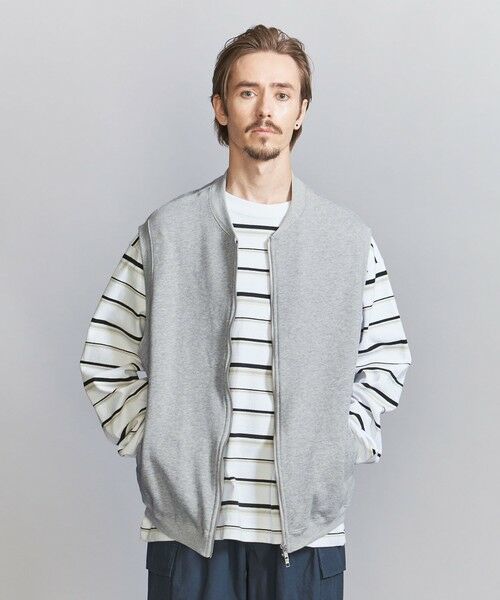 BEAUTY&YOUTH UNITED ARROWS / ビューティー&ユース ユナイテッドアローズ パーカー | JS スウェット ジップ ベスト | 詳細1