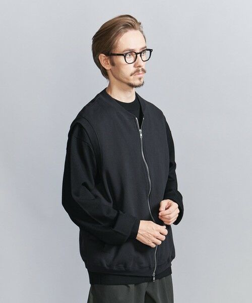 BEAUTY&YOUTH UNITED ARROWS / ビューティー&ユース ユナイテッドアローズ パーカー | JS スウェット ジップ ベスト | 詳細18