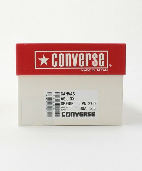 BEAUTY&YOUTH UNITED ARROWS / ビューティー&ユース ユナイテッドアローズ スニーカー | ＜CONVERSE＞ キャンバス オールスター J OX グレージュ/スニーカー | 詳細11