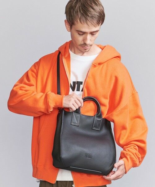 BEAUTY&YOUTH UNITED ARROWS / ビューティー&ユース ユナイテッドアローズ トートバッグ | スタンダード レザー ミニ トートバッグ -Made in Japan- | 詳細2