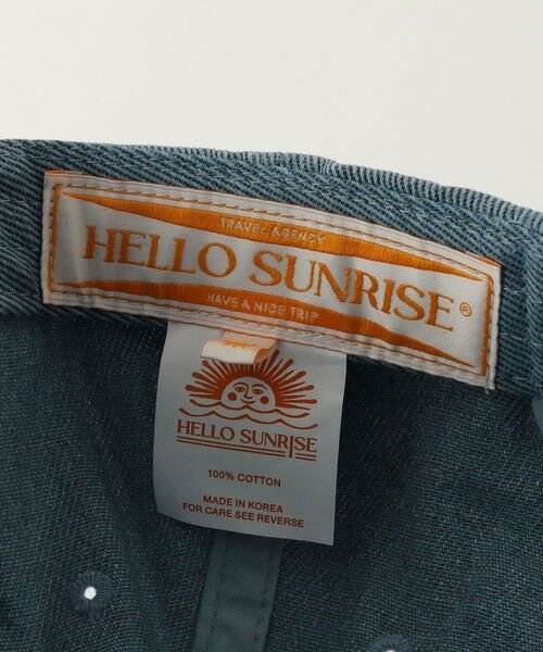 BEAUTY&YOUTH UNITED ARROWS / ビューティー&ユース ユナイテッドアローズ キャップ | ＜HELLO SUNRISE＞ トラベル エージェンシー ロゴ キャップ | 詳細11