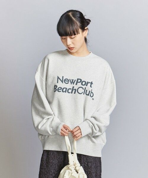 BEAUTY&YOUTH UNITED ARROWS / ビューティー&ユース ユナイテッドアローズ スウェット | コットン裏毛 ロゴ スウェット プルオーバー | 詳細1