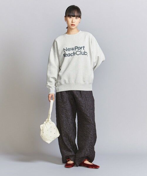 BEAUTY&YOUTH UNITED ARROWS / ビューティー&ユース ユナイテッドアローズ スウェット | コットン裏毛 ロゴ スウェット プルオーバー | 詳細3