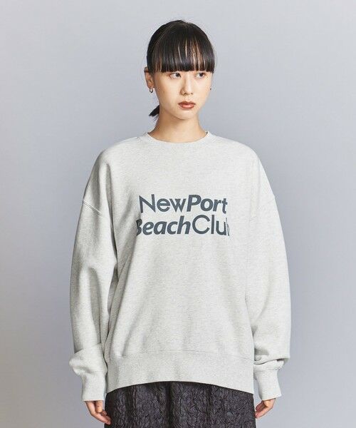 BEAUTY&YOUTH UNITED ARROWS / ビューティー&ユース ユナイテッドアローズ スウェット | コットン裏毛 ロゴ スウェット プルオーバー | 詳細4