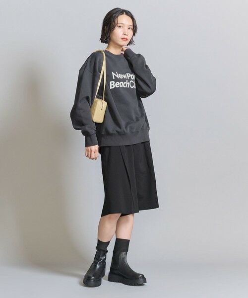 BEAUTY&YOUTH UNITED ARROWS / ビューティー&ユース ユナイテッドアローズ スウェット | コットン裏毛 ロゴ スウェット プルオーバー | 詳細13